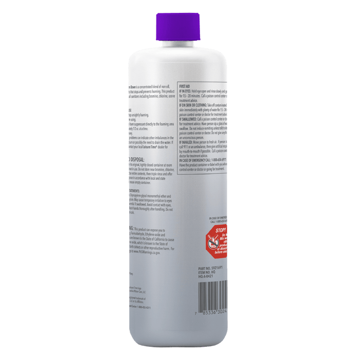 Leisure Time Foam Down - Quart