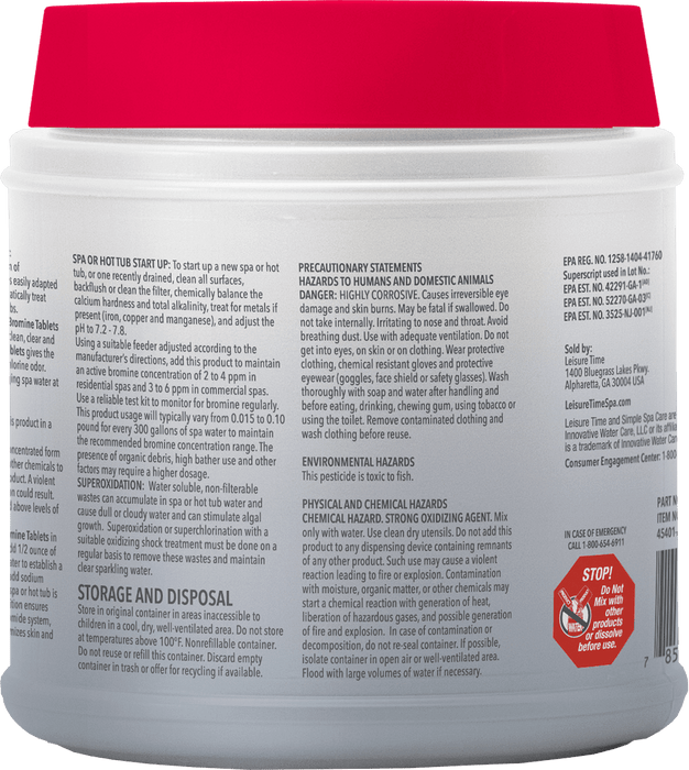 Leisure Time Bromine Tablets