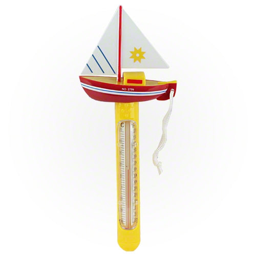 Floating Sail Boat Thermometer