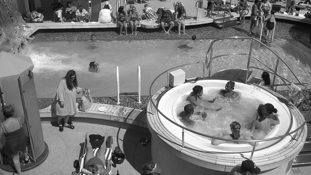 hot tub and pool