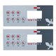 Gecko Topside Control Panel with Overlay 0200-007194