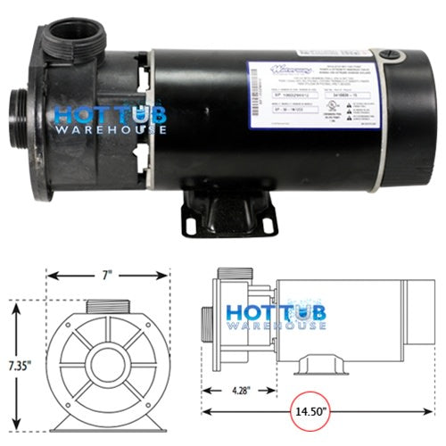 Waterway Center Discharge 1 H.P. 48 Frame 1 Speed 115V Pump 3410410-15