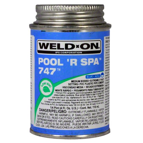 Weld-On 747 Pool 'R Spa Glue - Hot Tub Warehouse