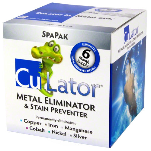 CuLator SpaPak Metal Eliminator and Stain Preventer